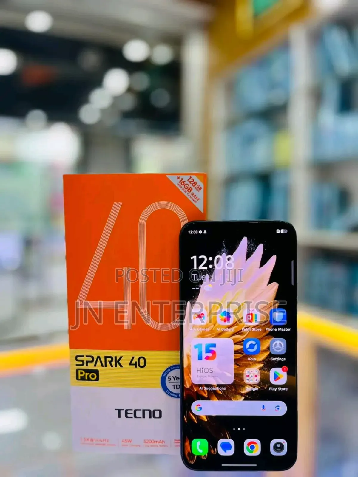 New Tecno Spark 40 Pro 256 GB Black