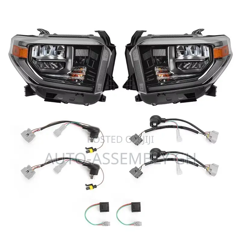 Toyota Tundra Headlights Pair (Full Led) 2014,2016,2018,2020,2021