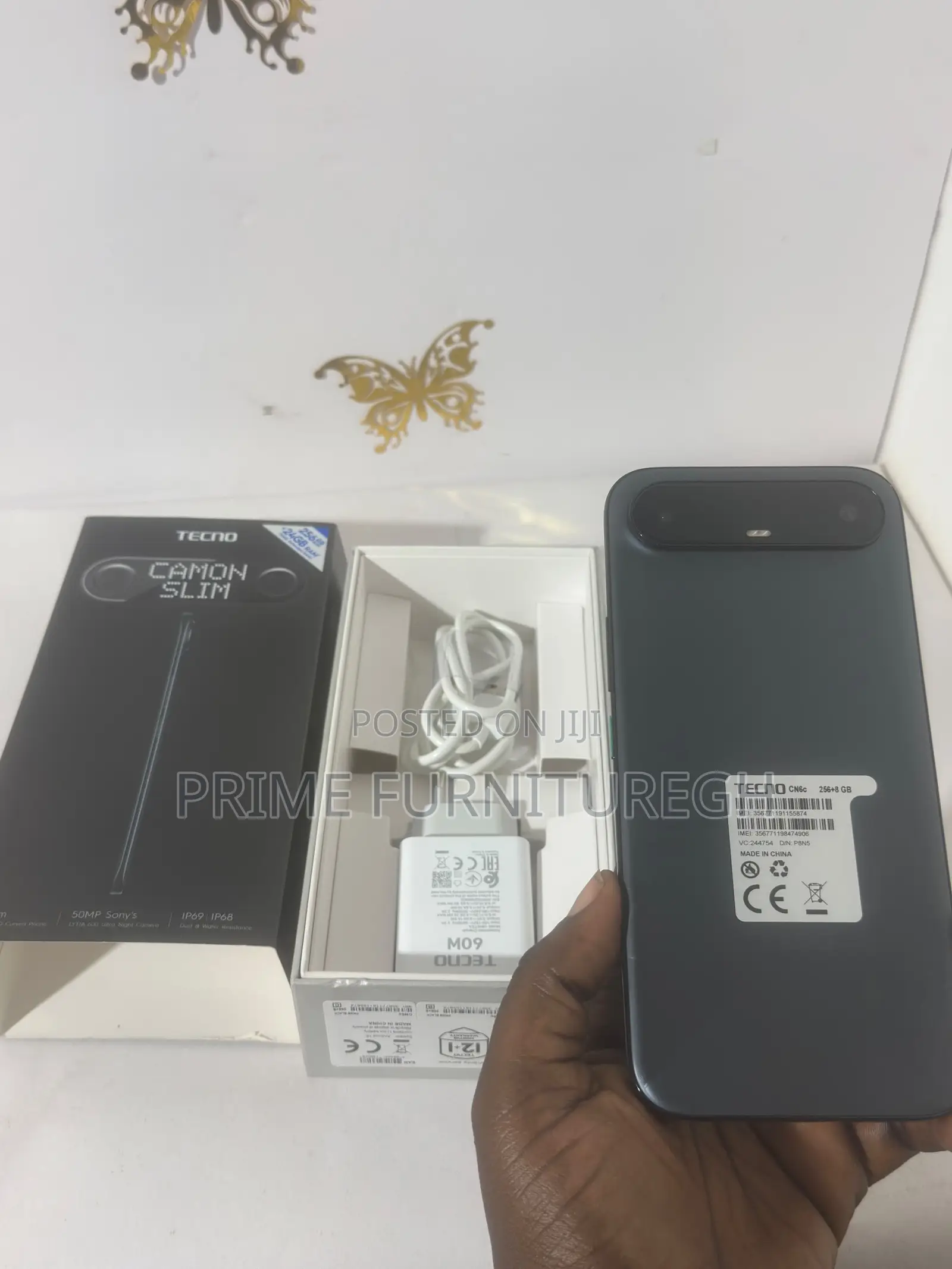 New Tecno Camon Slim 256 GB Black