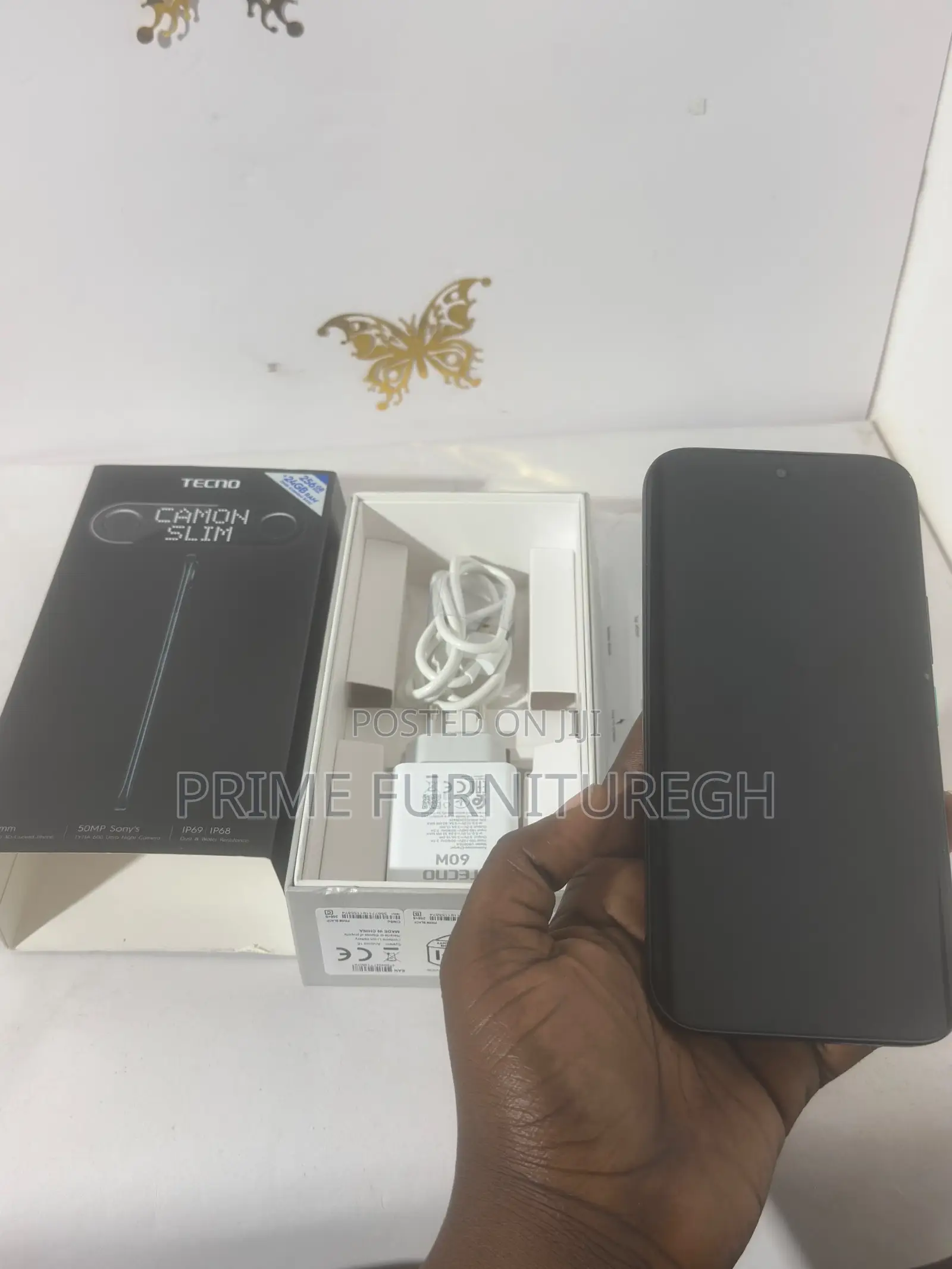 New Tecno Camon Slim 256 GB Black