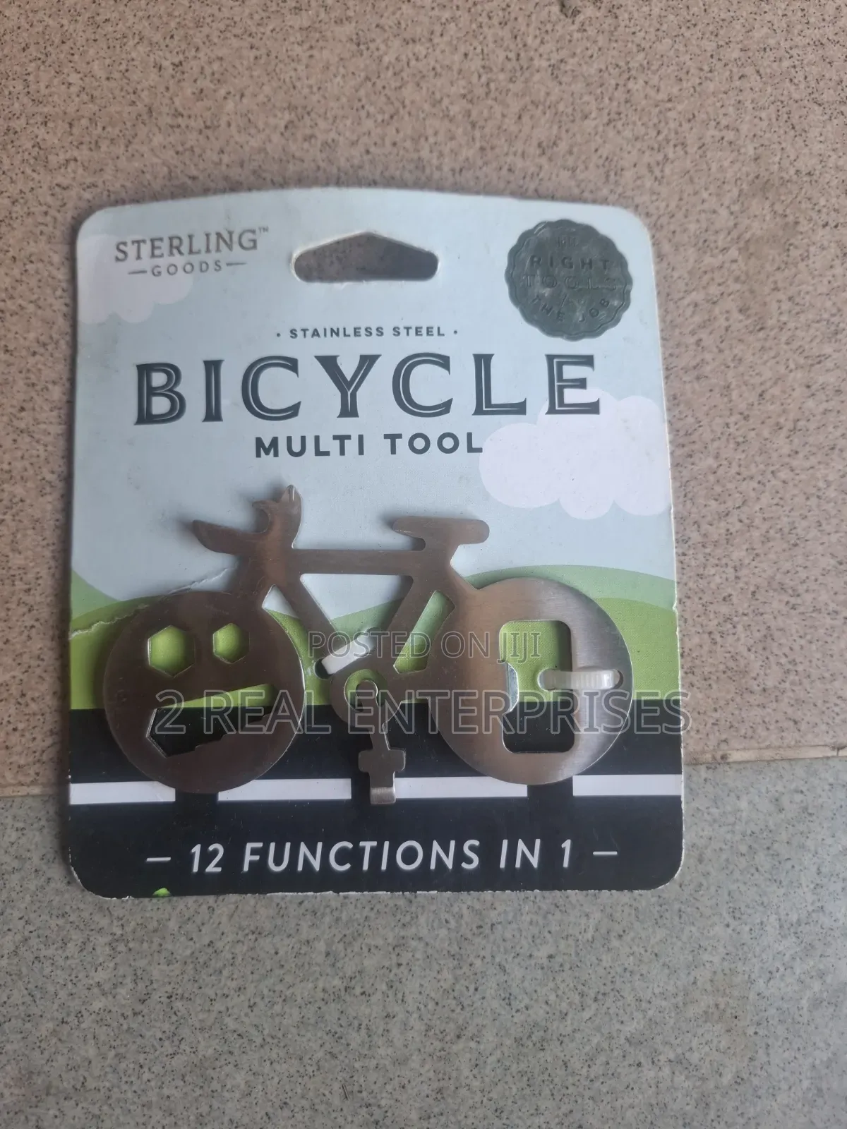Sterling Goods 12-in-1 Stainless Steel Bicycle Shaped Multi Tool