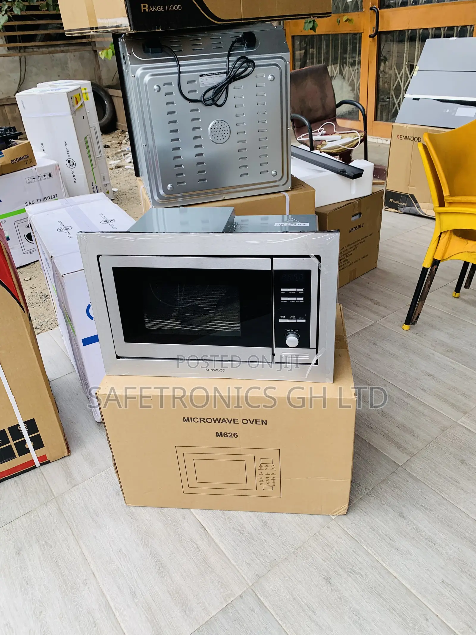 Enjoy Great Electric Kenwood Inbuilt Black Microwave