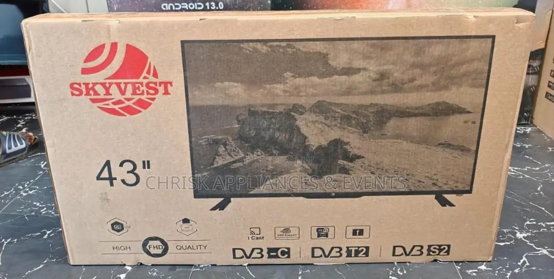 Skyvest 43′′ Led Digital Satellite TV — 43s Orv