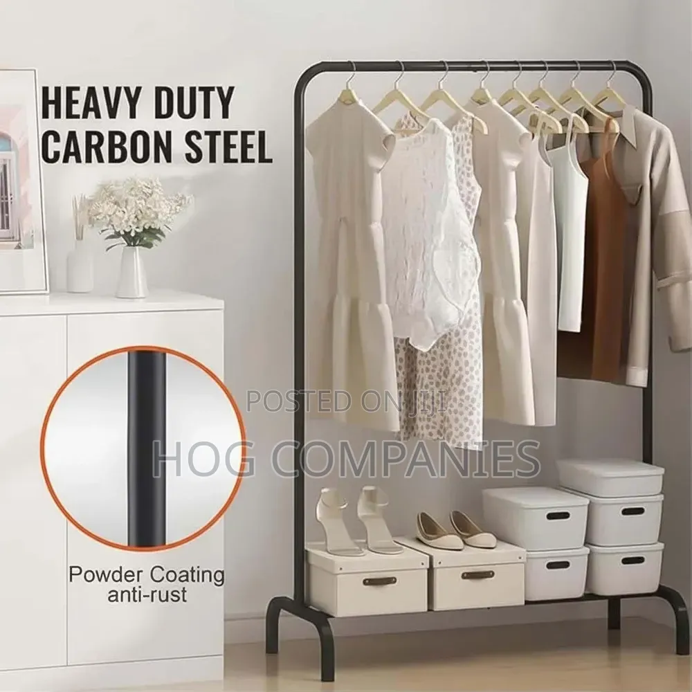 Quality Freestanding Single Metal Cloth Rack- Fast Delivery in 2hrs