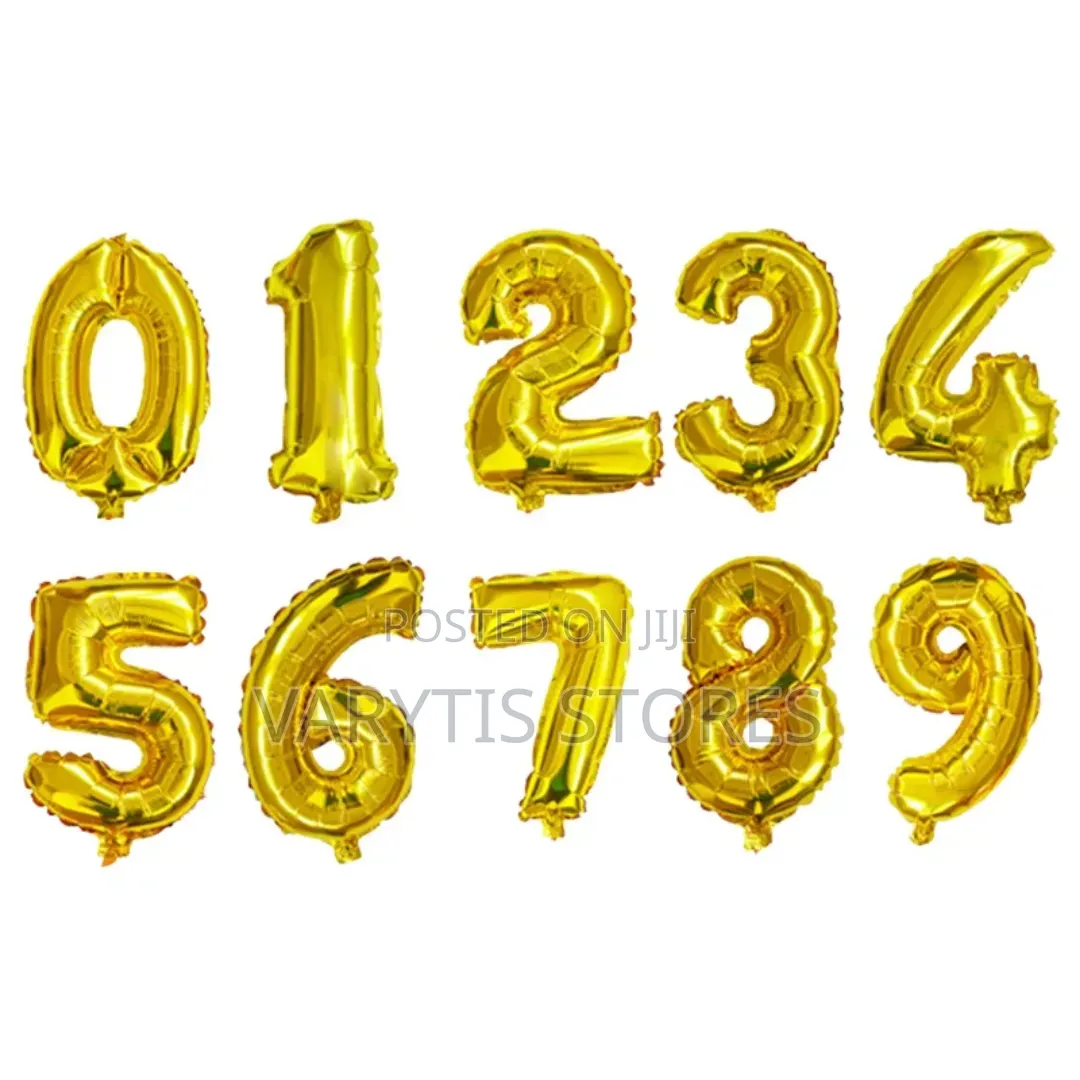 Number Balloons for Your Beautiful Occasions