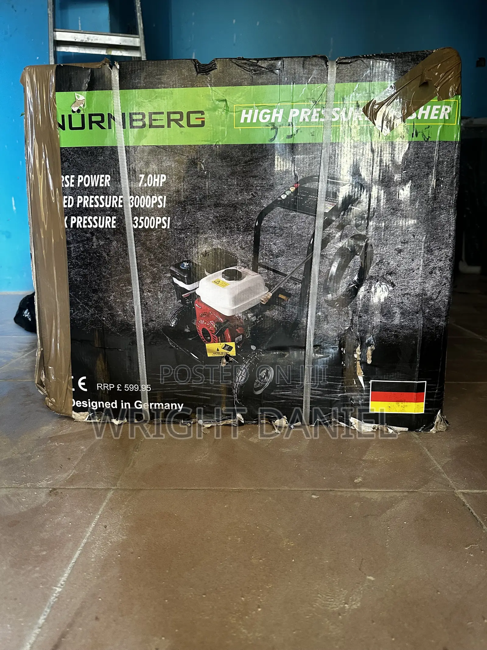 Nurnberg 7HP Petrol High Pressure Washer 3500 PSI – Brand New