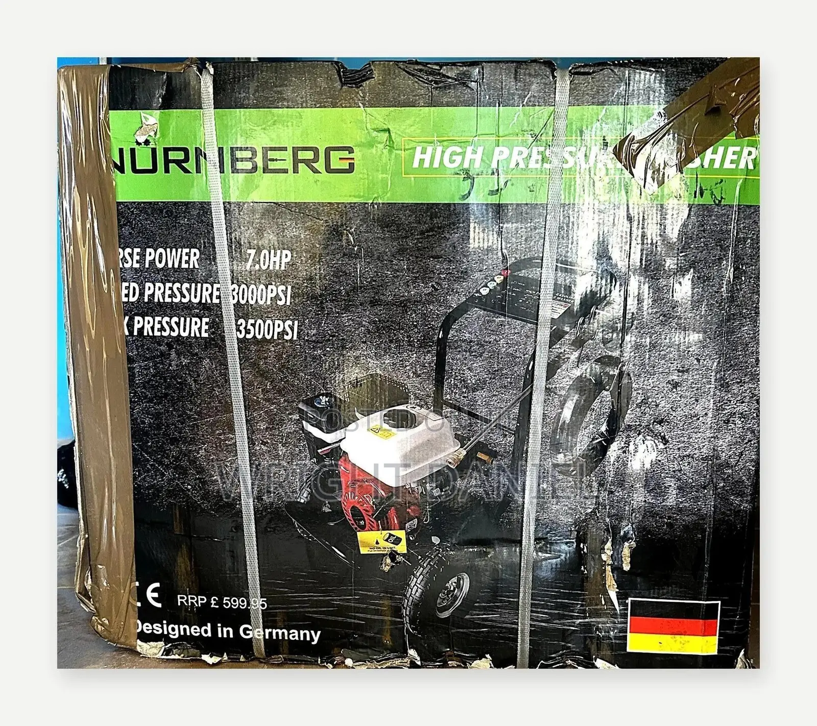 Nurnberg 7HP Petrol High Pressure Washer 3500 PSI – Brand New