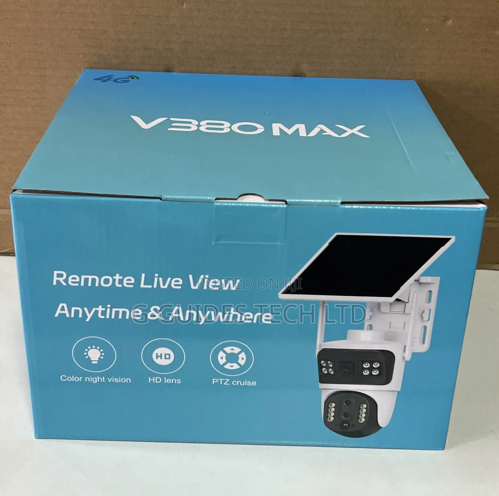 V380 Max 4G Solar PTZ Dual-Lens Camera 6MP