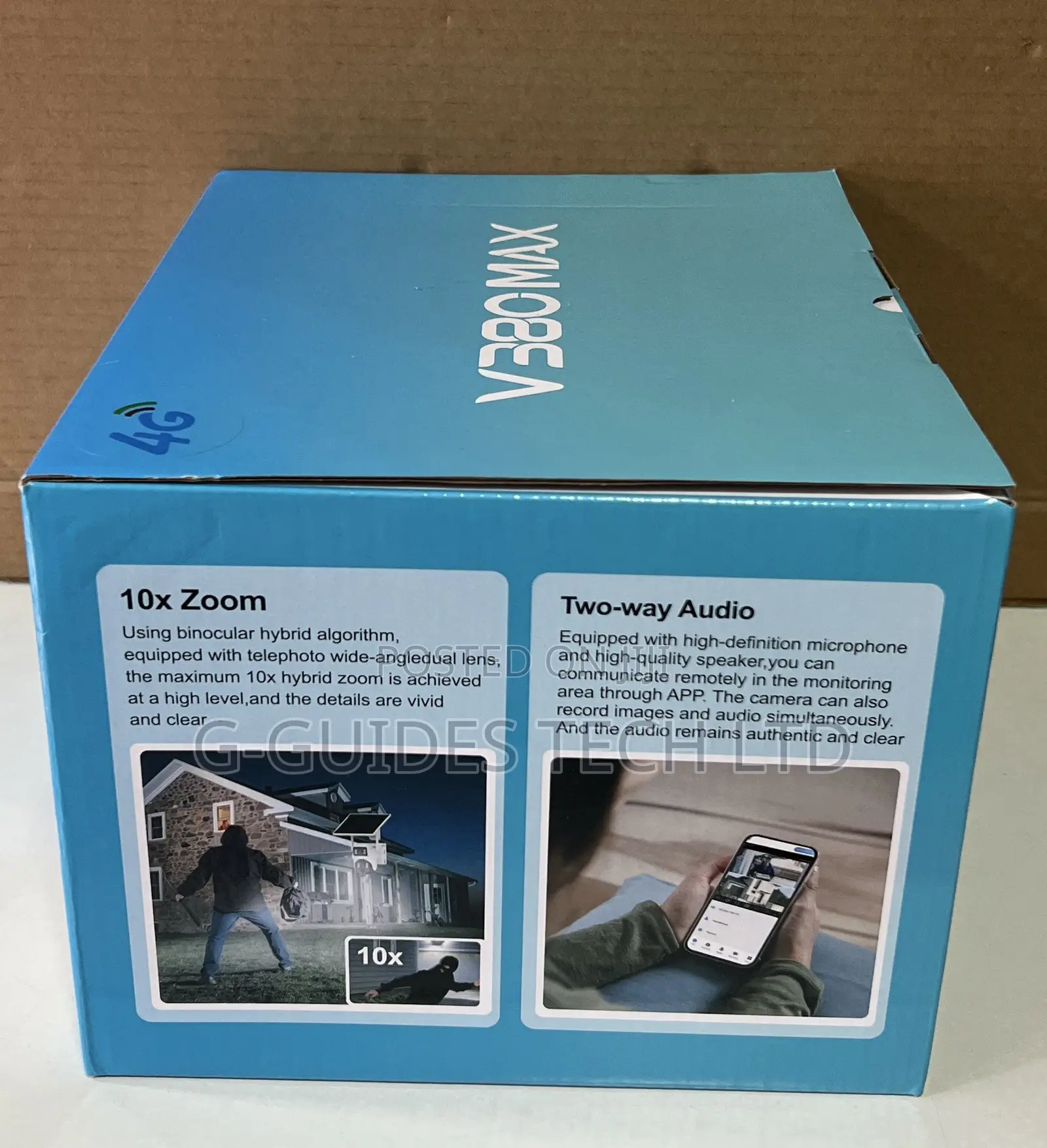 V380 Max 4G Solar PTZ Dual-Lens Camera 6MP
