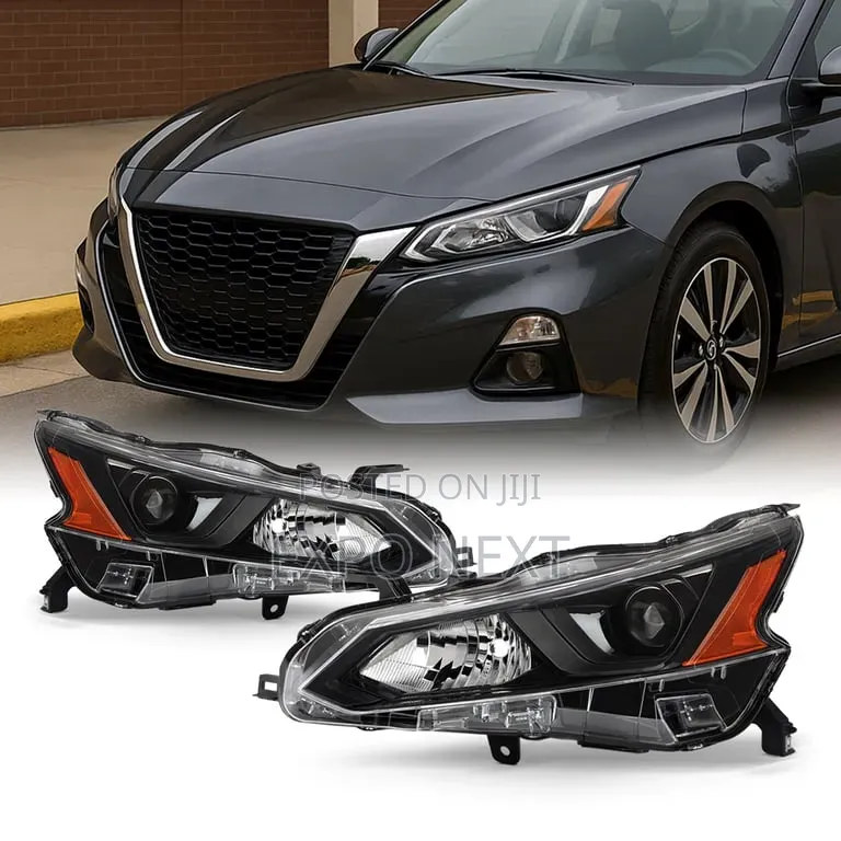 2019-2022 Nissan Altima 4Dr Halogen Model Headlights Head Lamps-Pair