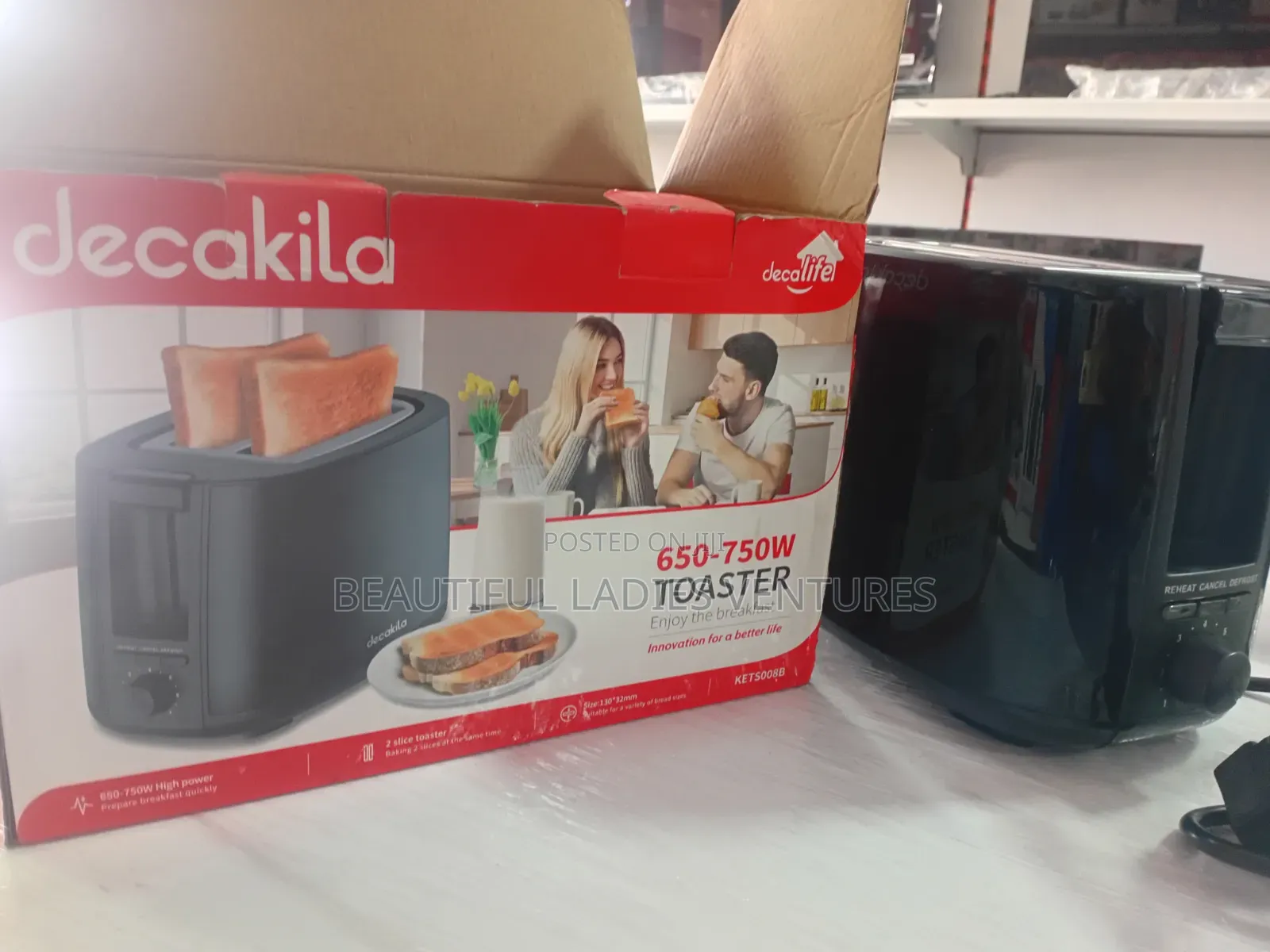 Quality Decakila Toaster 750W for Easy Breakfast