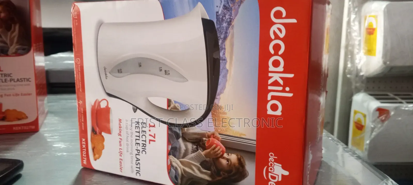 Decakila 1.7 Electric Kettle for Hot Water and Tea