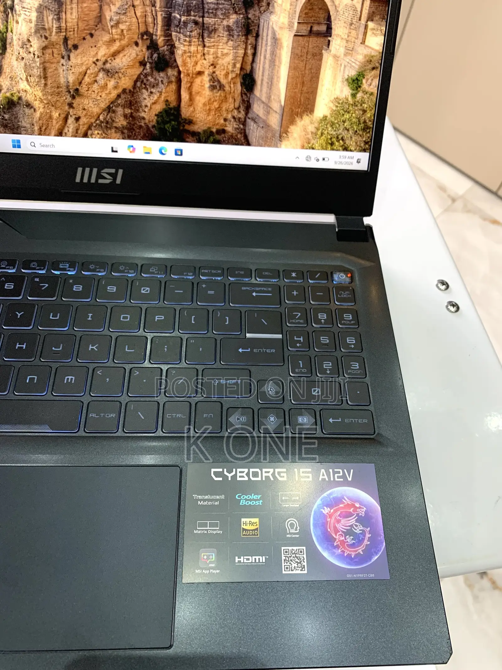 Laptop MSI Cyborg 15 8GB Intel Core i5 SSD 512GB