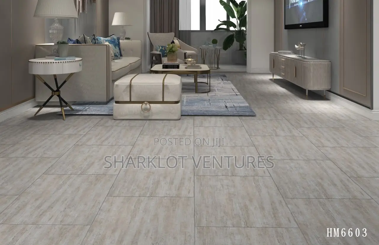 Square Adhesive PVC Floor Tiles