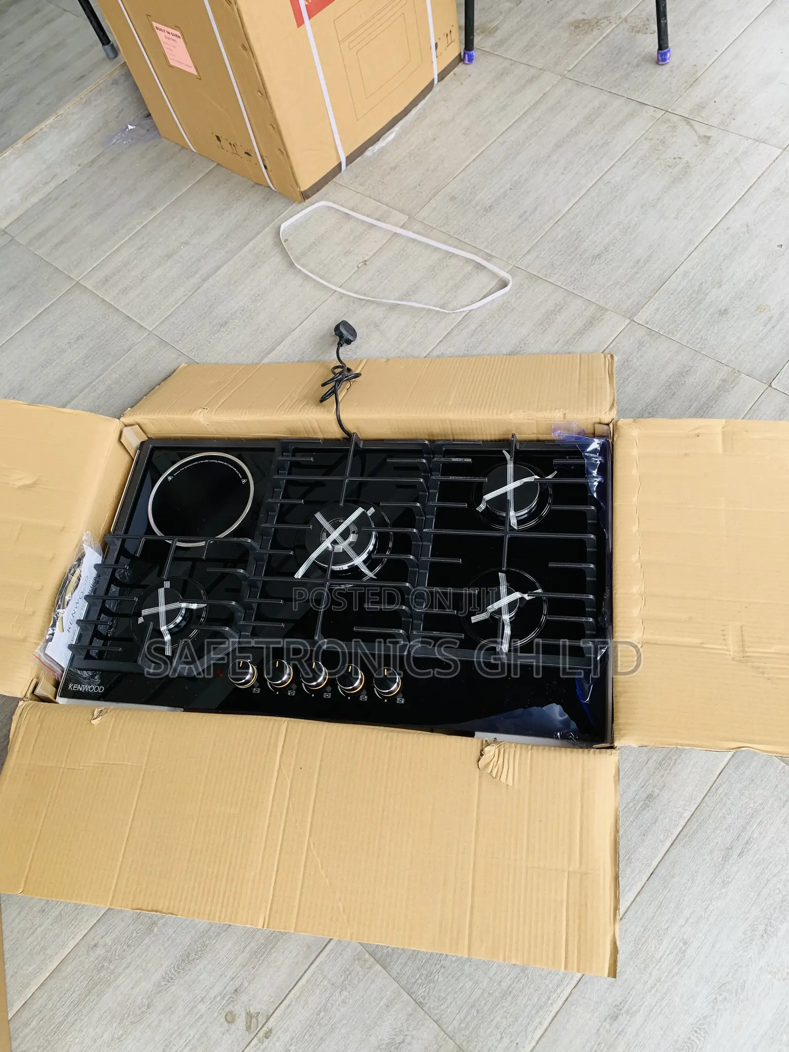 Purchase < Kenwood (1 Electric + 3 Gas) Inbuilt Black Hob