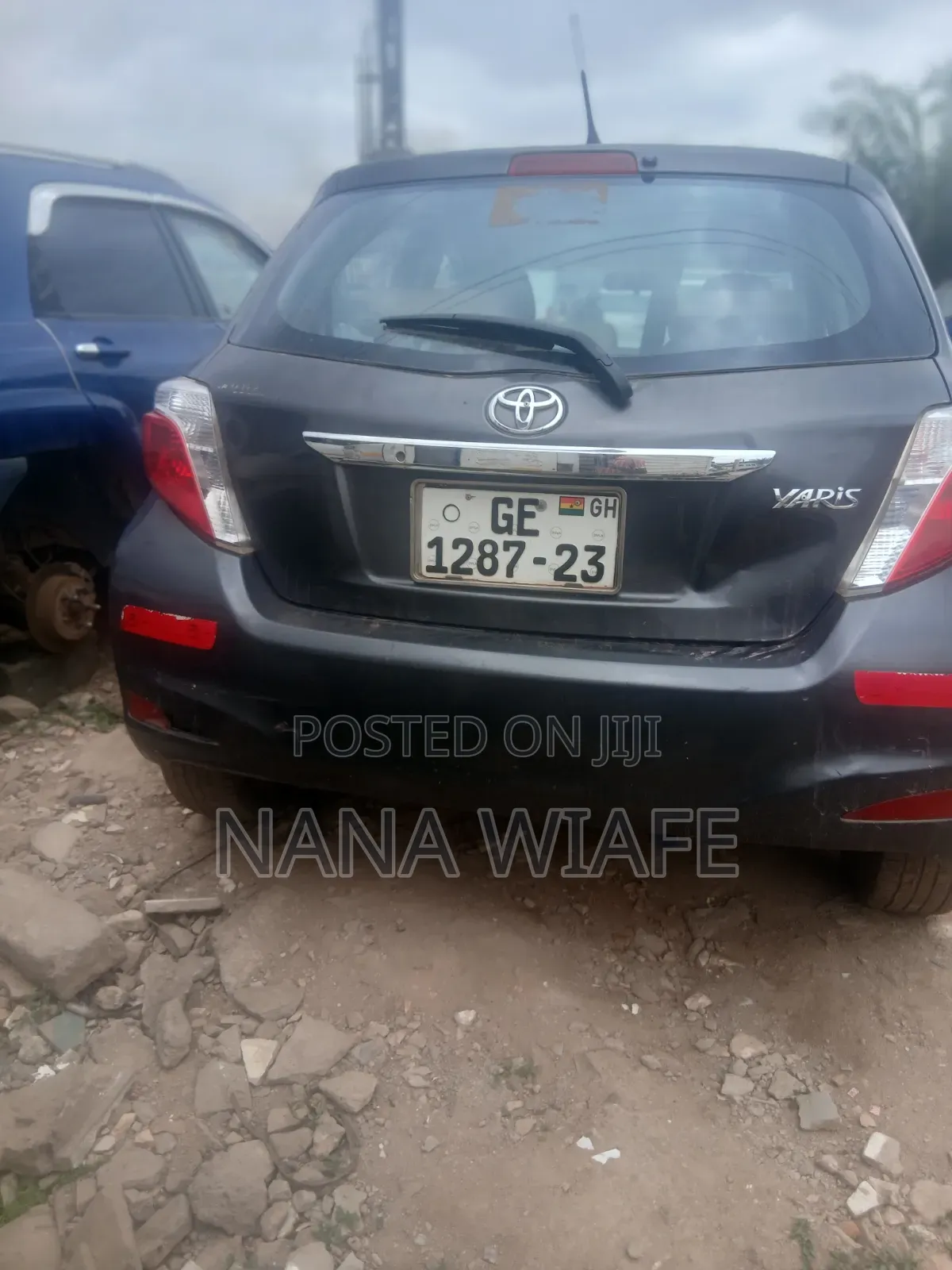 Toyota Yaris 2012 Gray