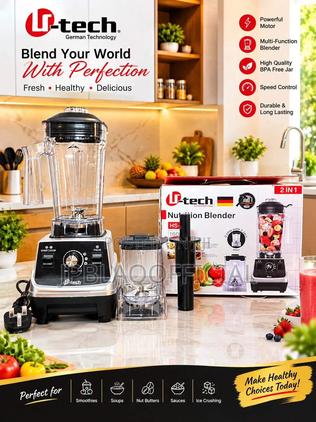 Blend Like a Pro — Power, Perfection Freshness in Every Blend