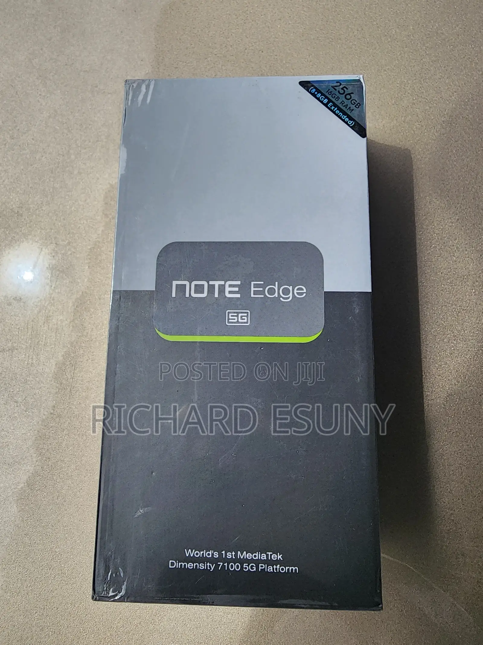 New Infinix Note Edge 256 GB Gray