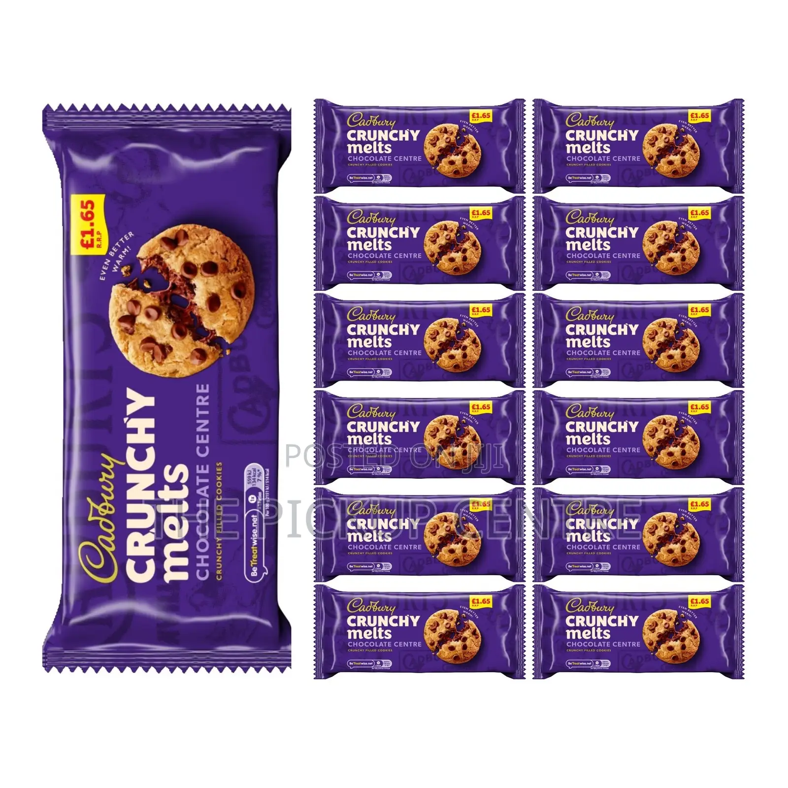 Cadbury Crunchy Melts Chocolate Chip Cookies 156g