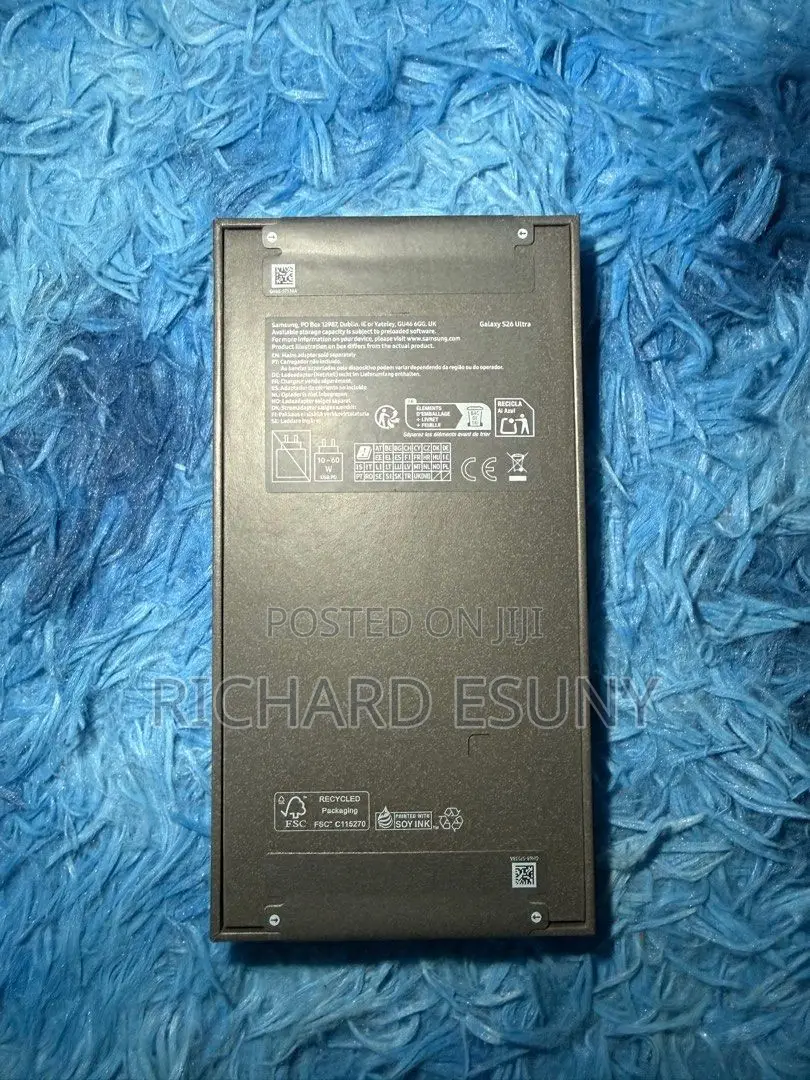 New Samsung Galaxy S26 Ultra 5G 1 TB Black