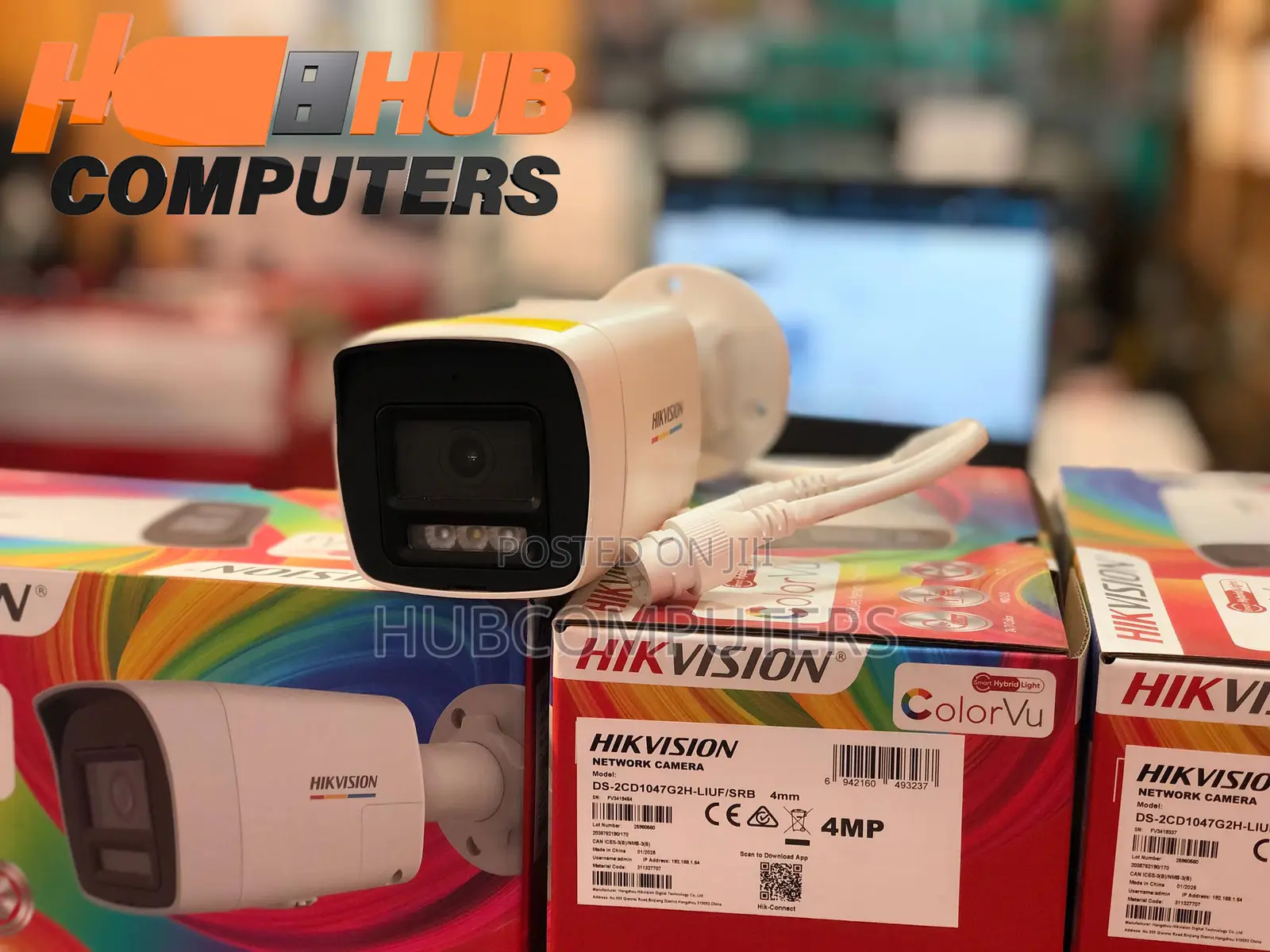 Hikvision DS-2CD1047G2H-LIUF/SRB ColorVu Bullet 4mp IP Camera