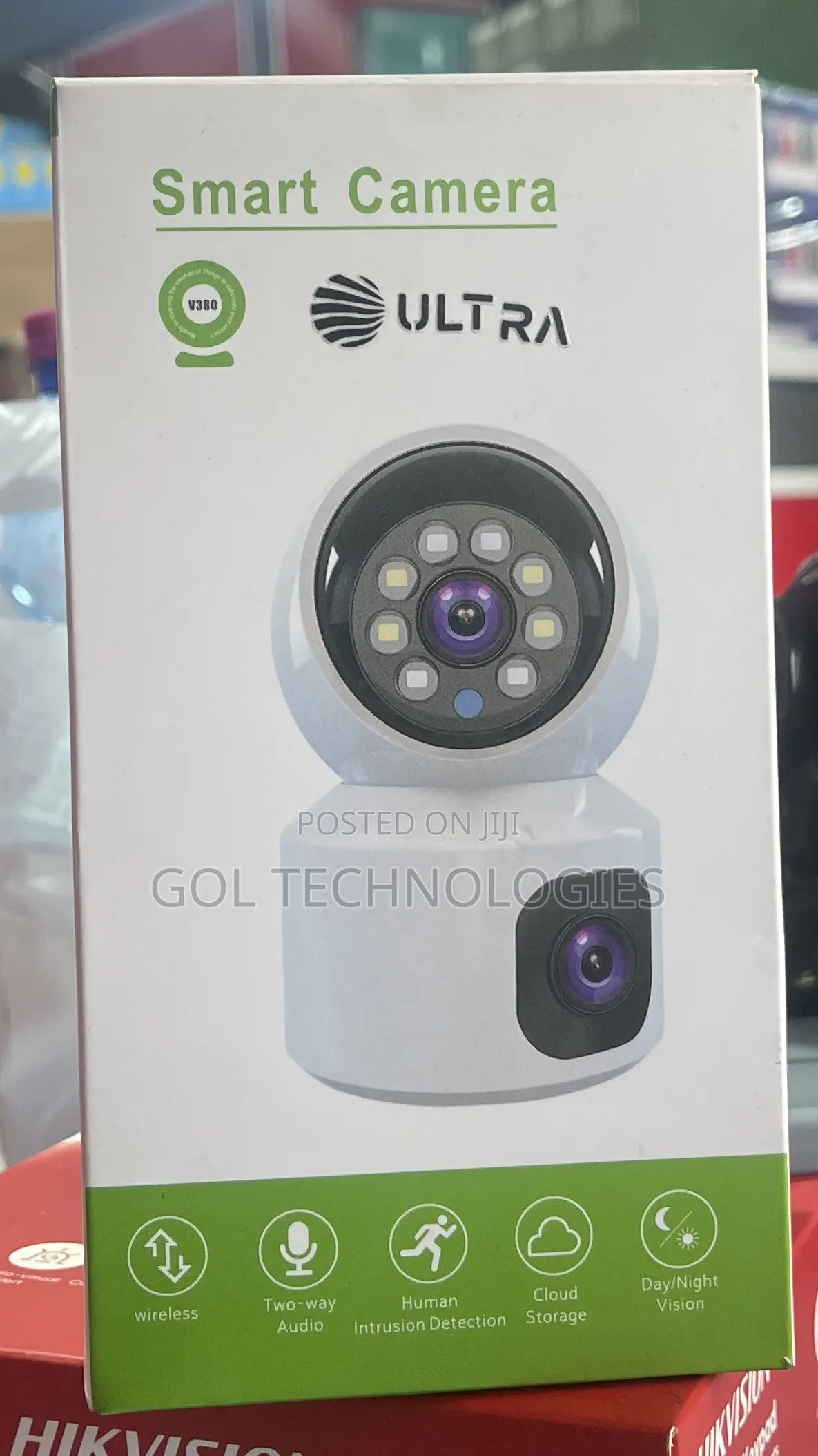 Dual Lens Smart Wifi Camera 4mp Sq001-W-L V308 Pro