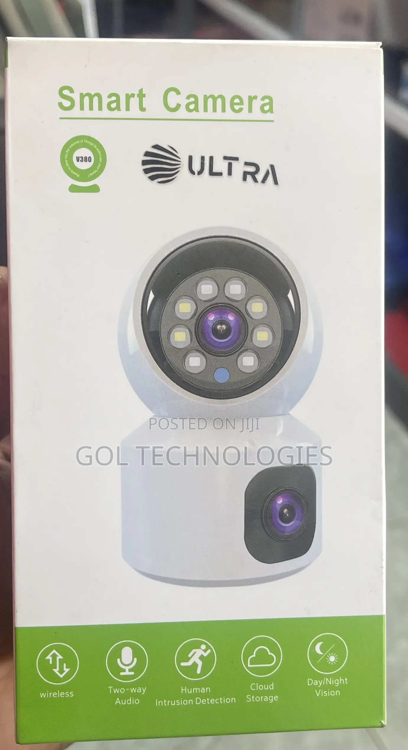 Dual Lens Smart Wifi Camera 4mp Sq001-W-L V308 Pro