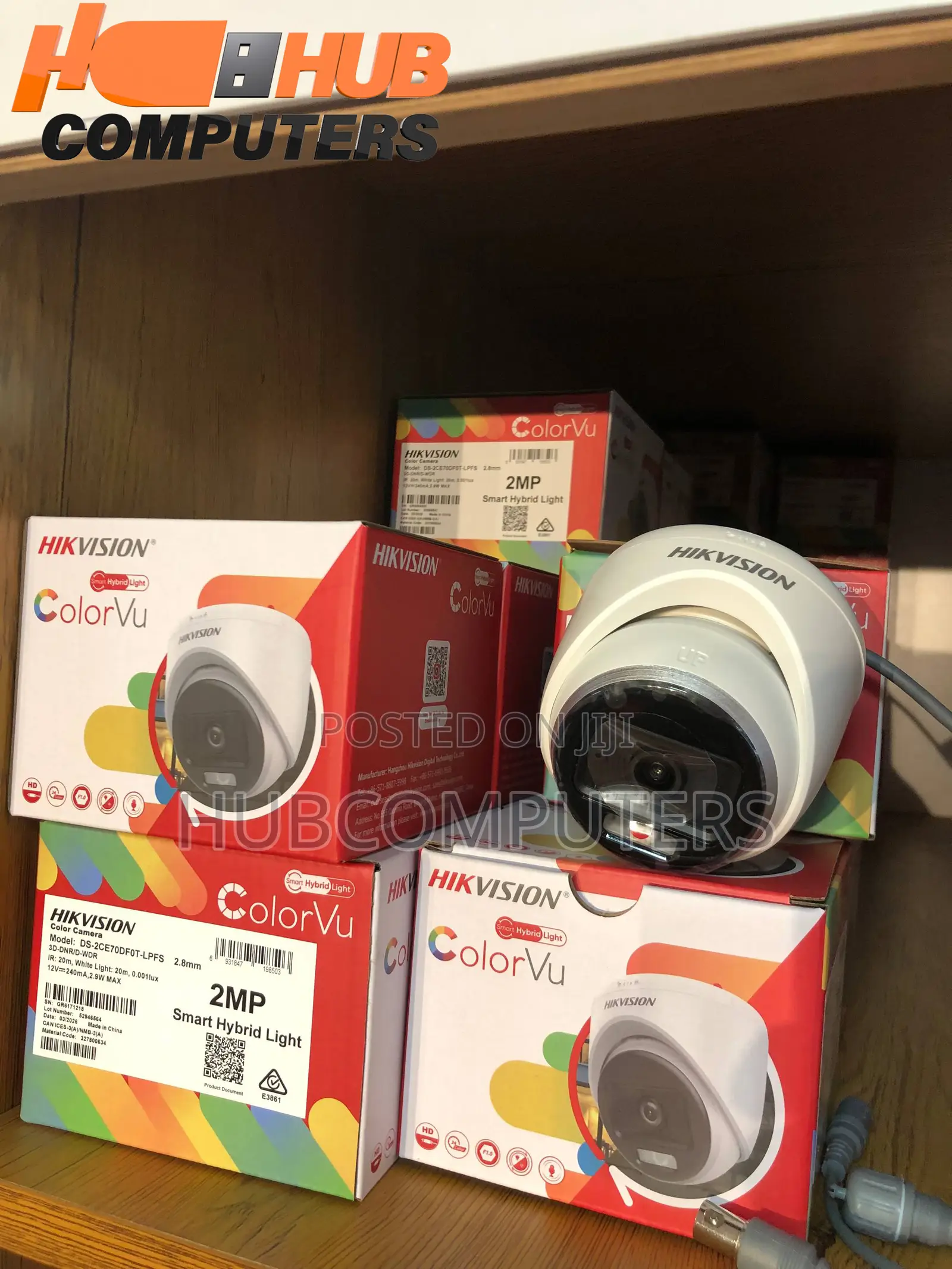 Hikvision DS-2CE70DF0T-LPFS 2mp Colorvu Dome Camera