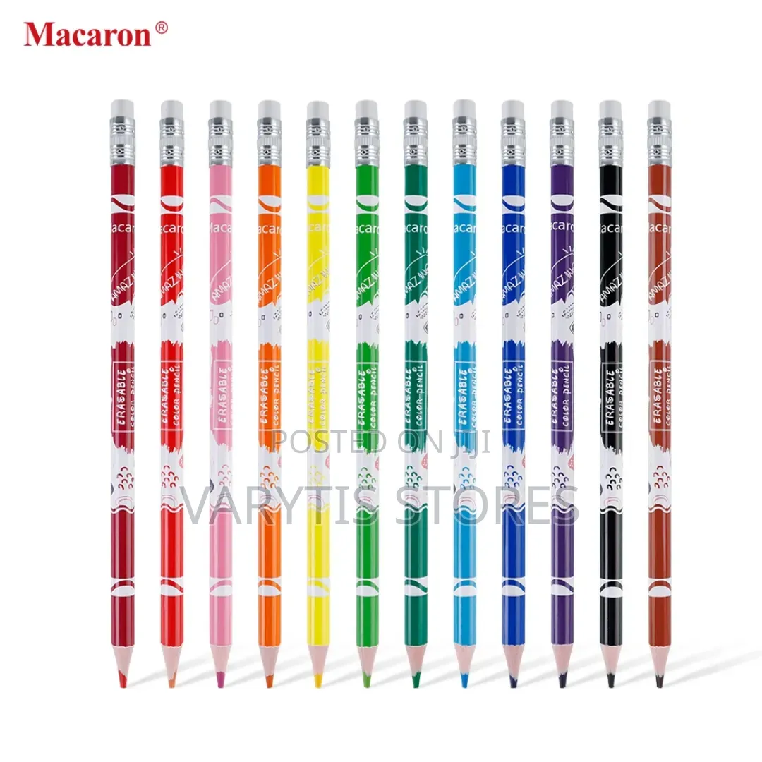Party Giveaway for Kids /Color Pencils With Erasers