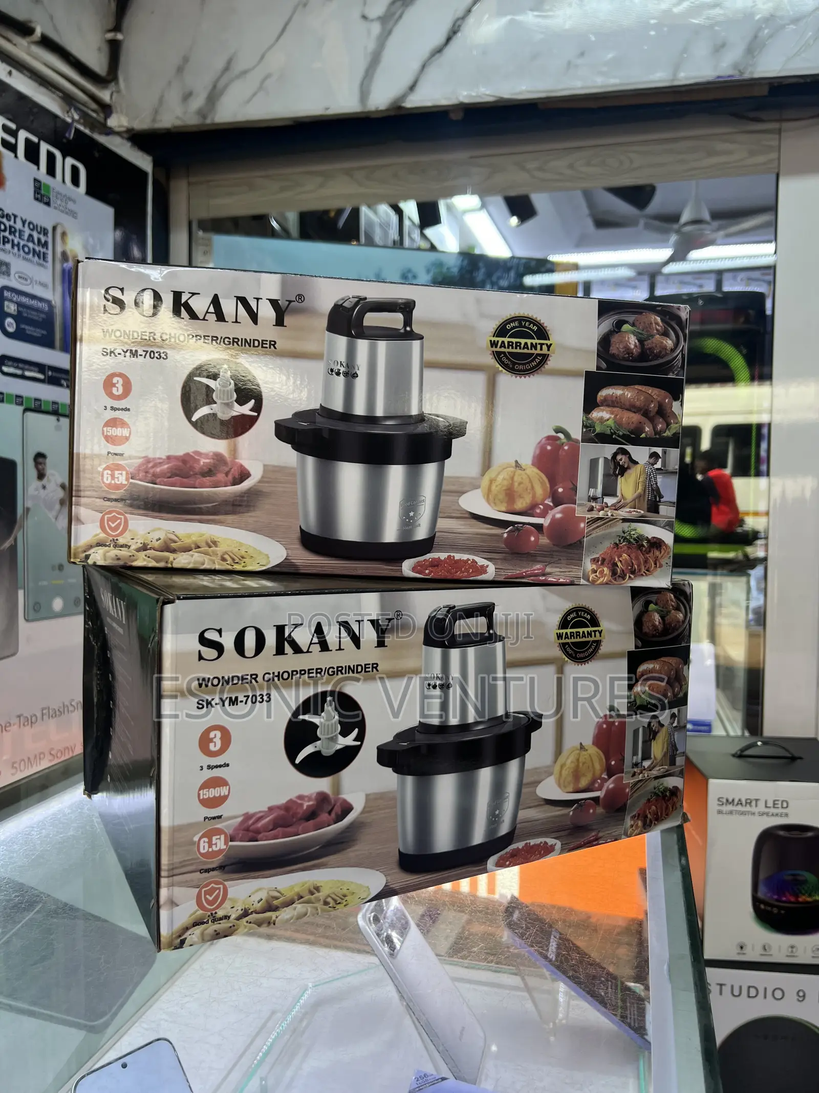 Sokany Fufu Machine 6.5L