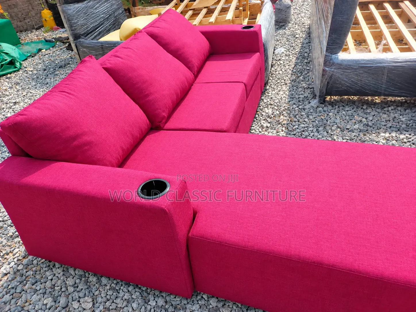 Modern L-Shaped Sectional Sofa for Sale