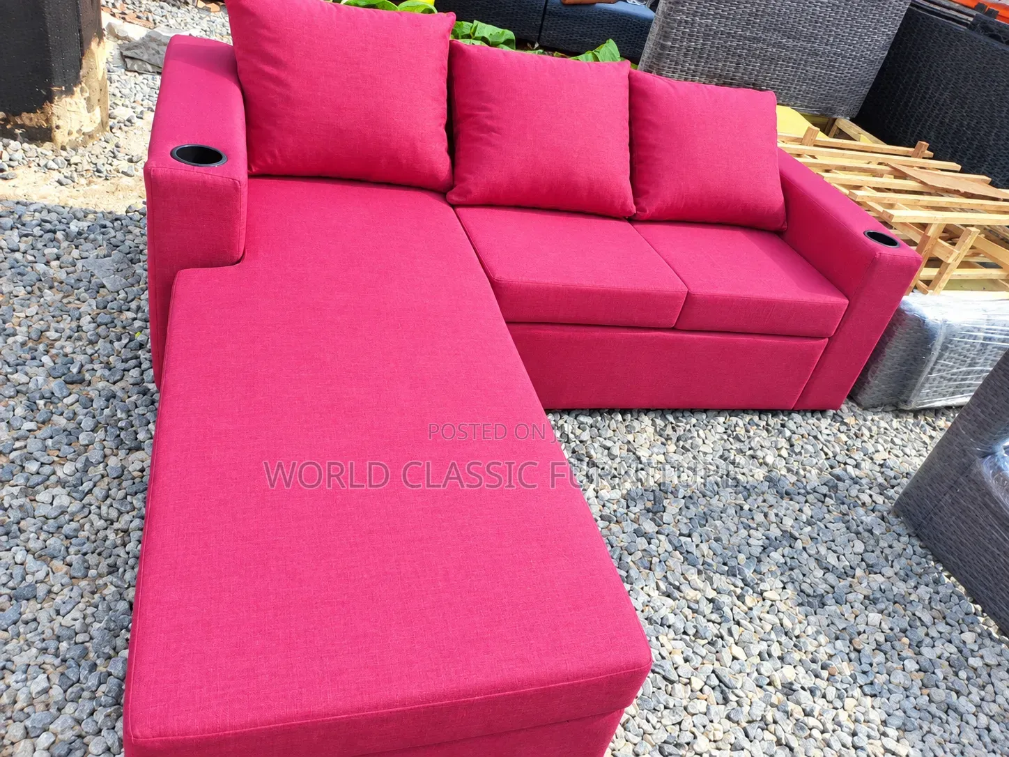 Modern L-Shaped Sectional Sofa for Sale