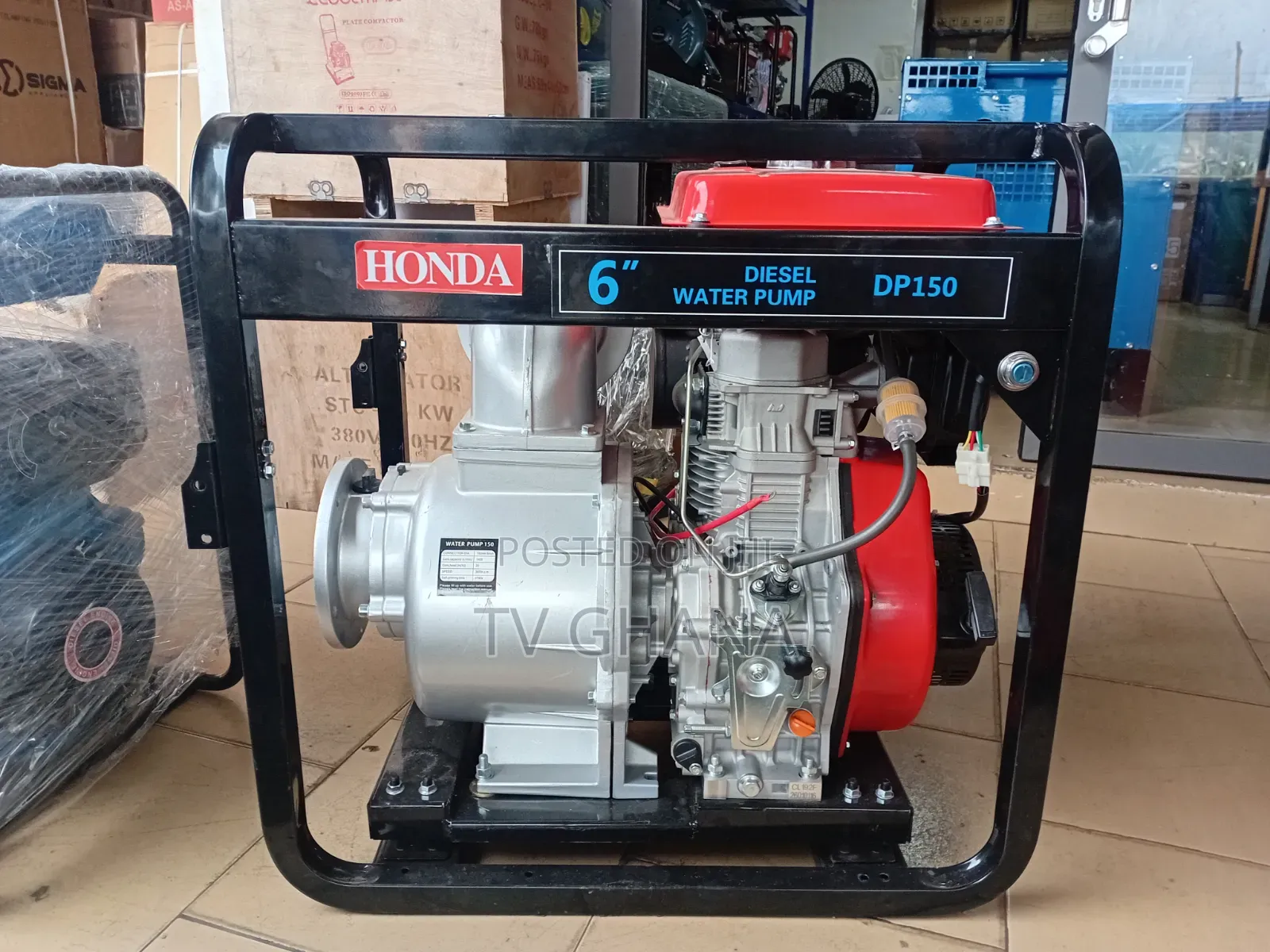Honda 6-Inch Water Pump – Massive Water Flow Heavy Duty 6 Inches