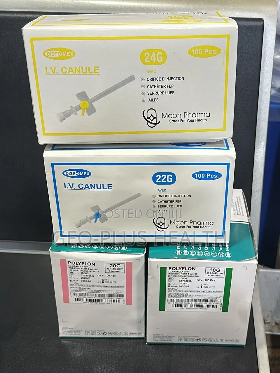 Iv Cannula (18g, 20g, 22g and 24g)