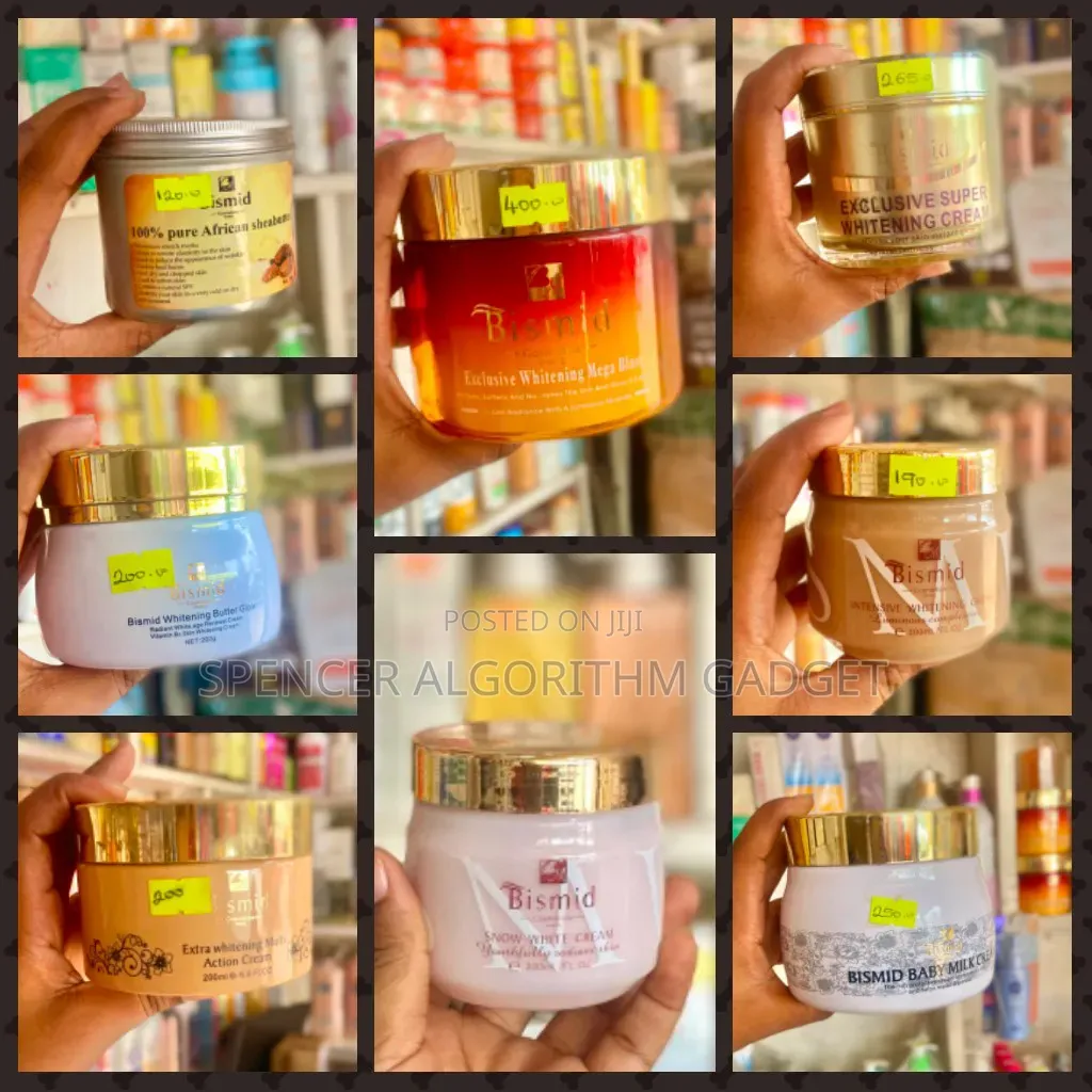Bismid Snow White/Mega Blast/Shea Butter/Baby Moon Body Creams