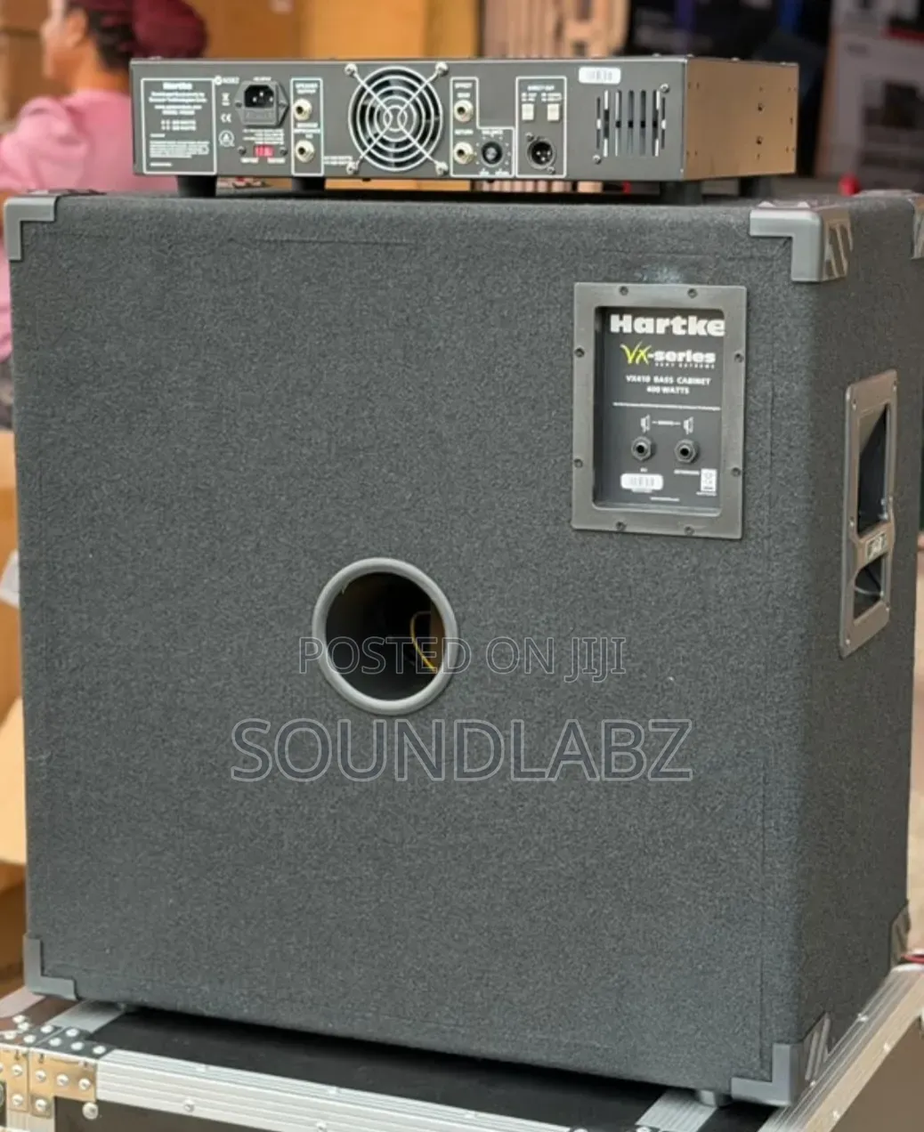 Hartke VX410 Bass Speaker Combo With Hartke HA3500 Bass Amplifier Head