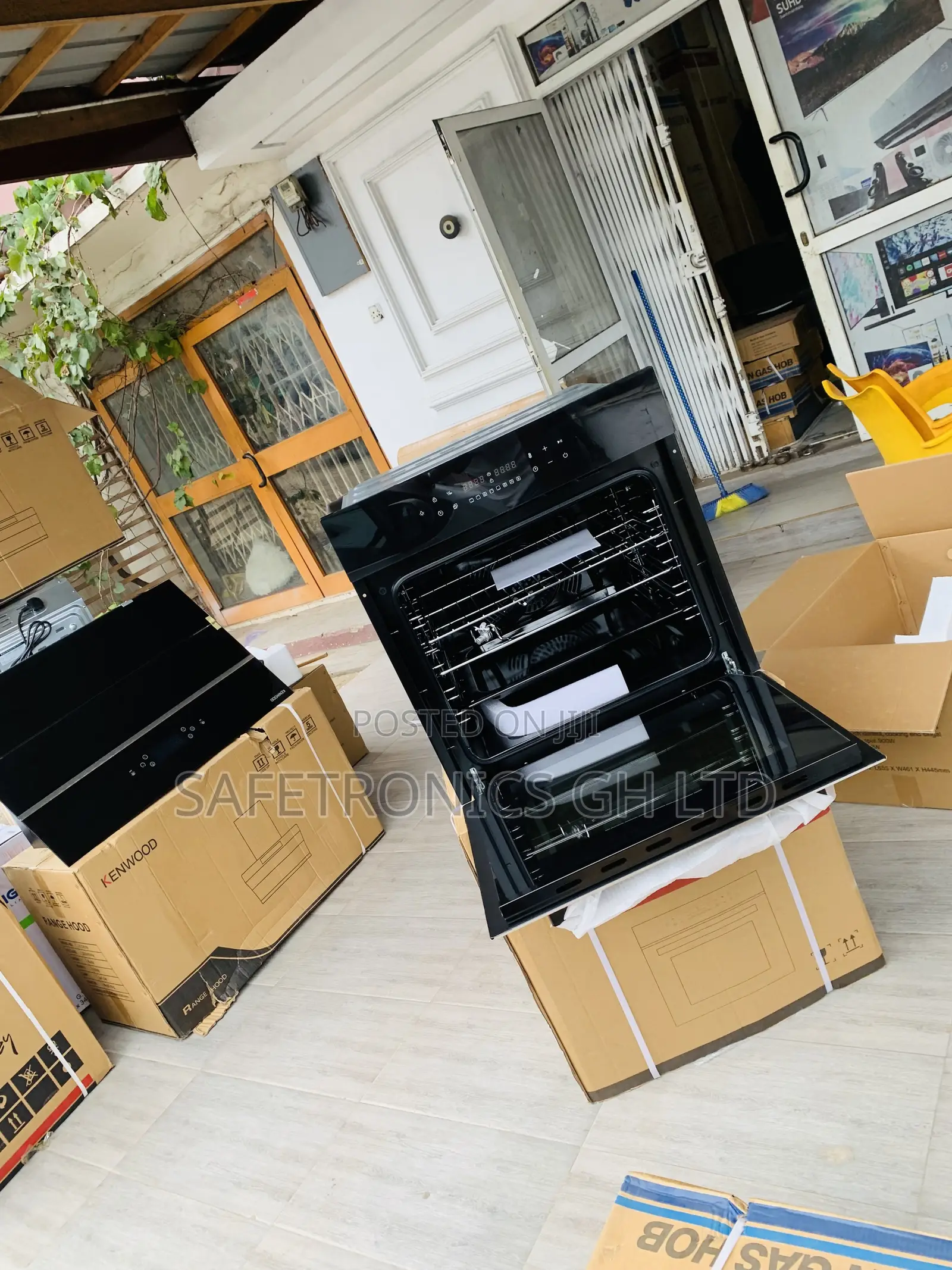 Order Durable > Inbuilt Black Kenwood Electric Oven