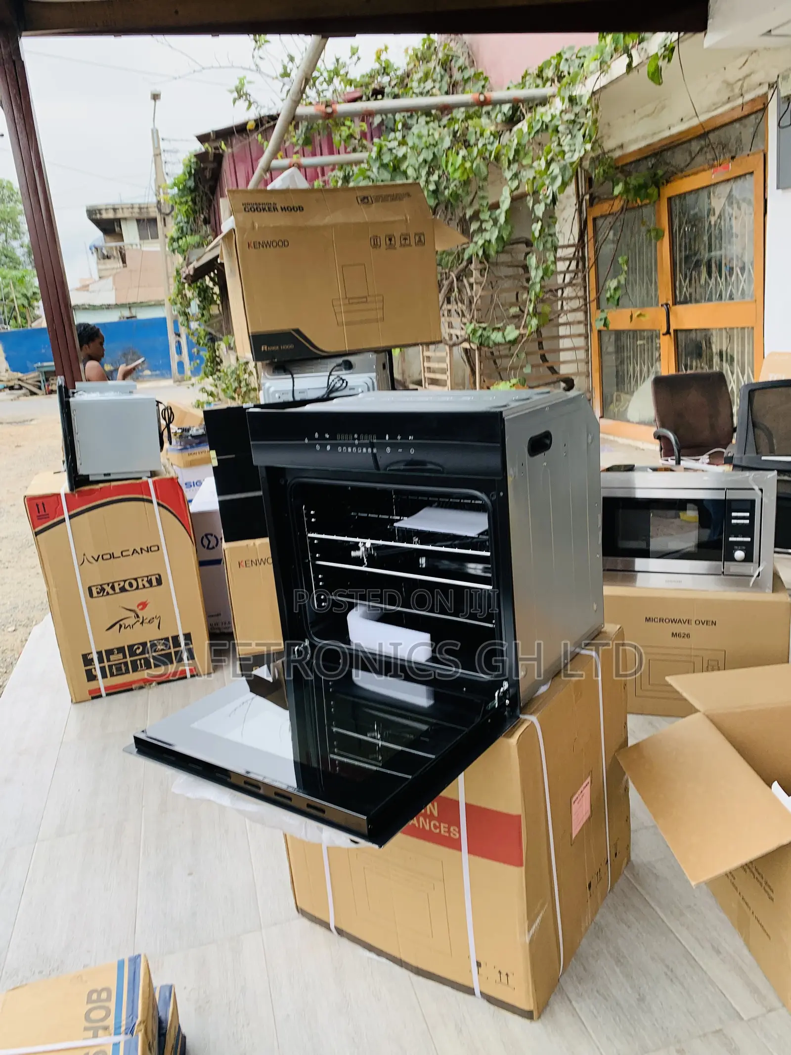 Order Durable > Inbuilt Black Kenwood Electric Oven