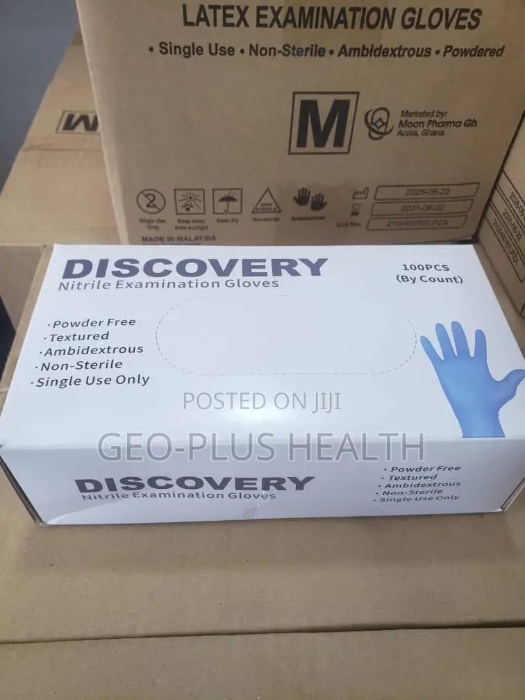Nitrile Gloves (Powder Free, Textured, Ambidextrous and Non-Sterile)
