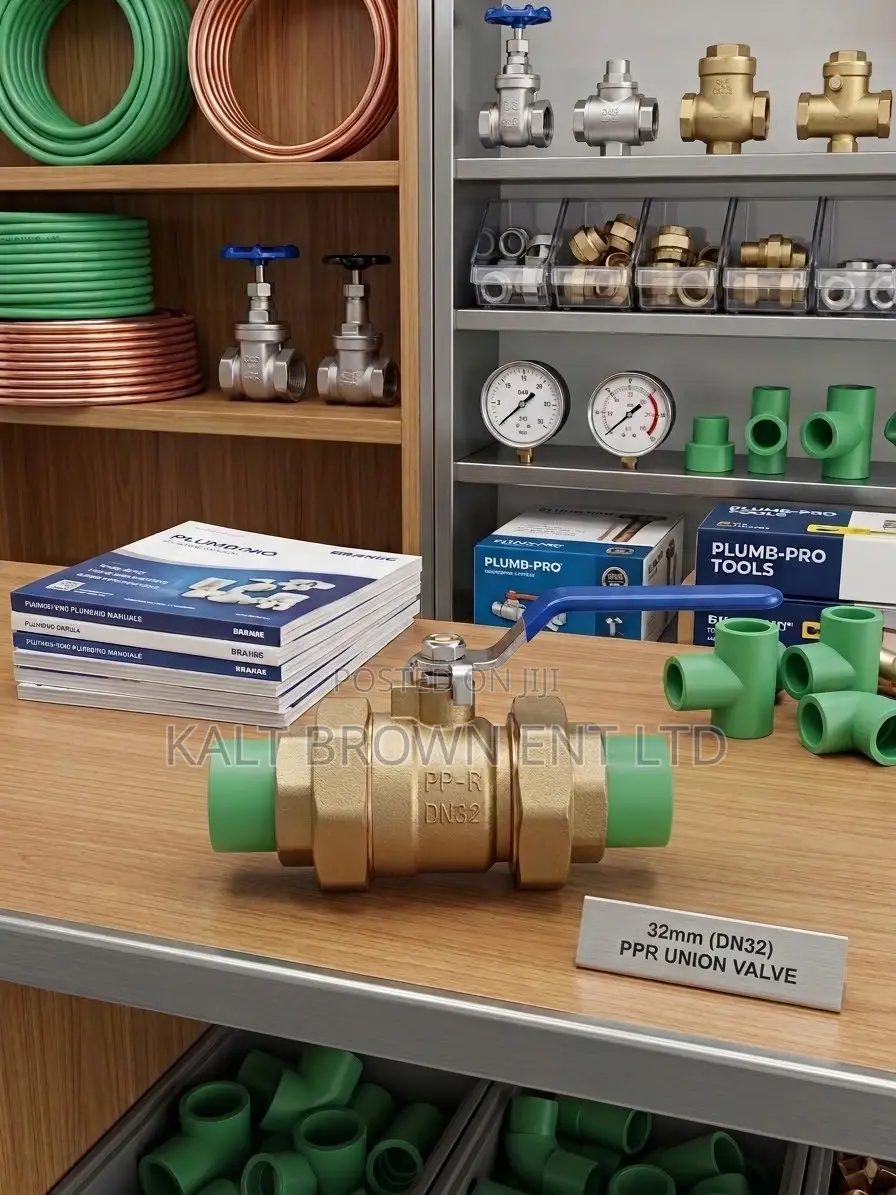 PPR Union Ball Valve 32mm (DN32) – Heavy Duty Pressure Valve