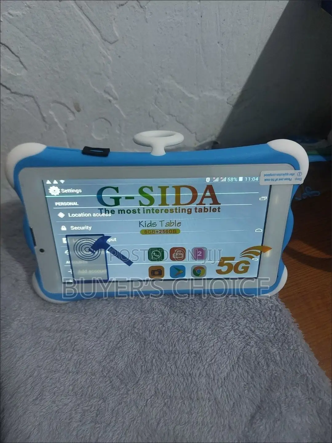 New Tablet 256 GB Blue