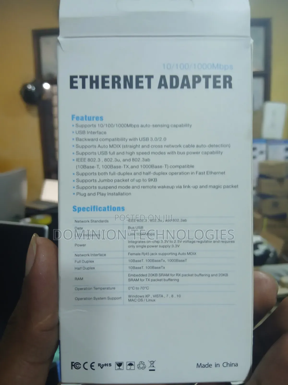 USB Ethernet Adapter