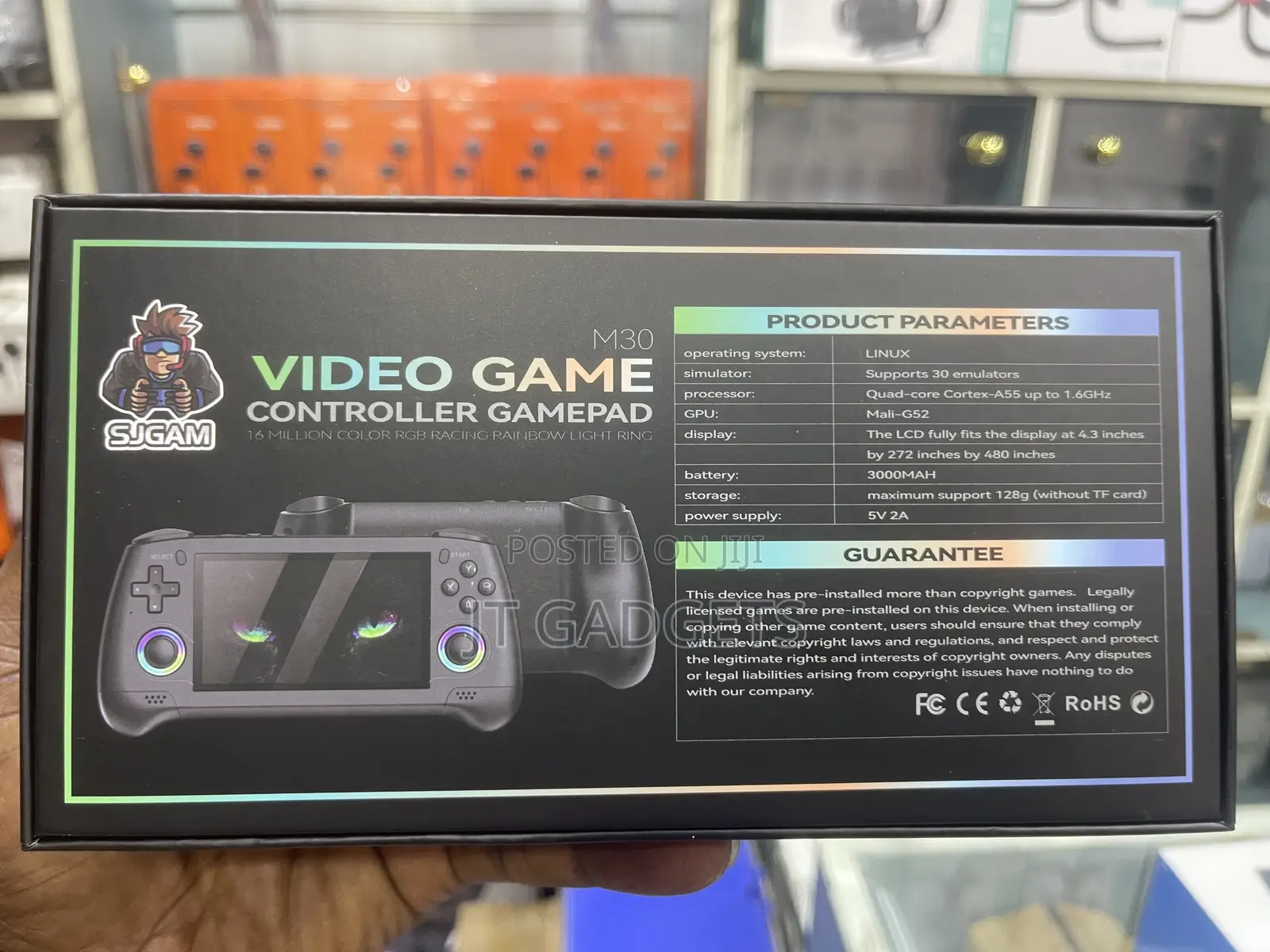 SJGAM M30 Retro Handheld Game Console Level Up Your Retro Gaming!