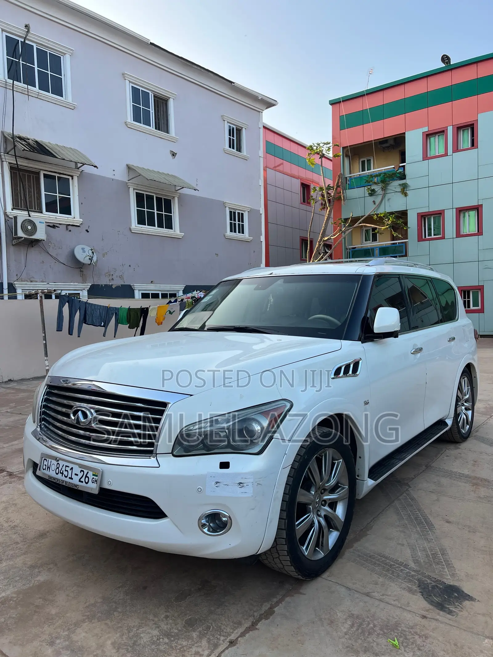 Infiniti QX80 2014 White