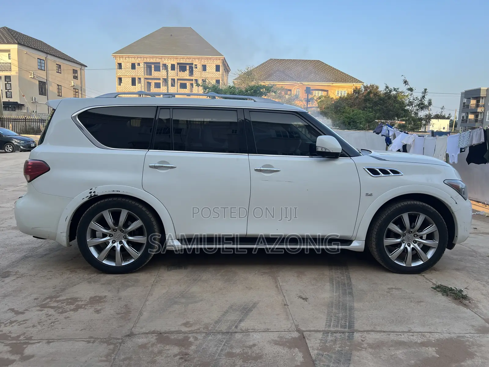 Infiniti QX80 2014 White