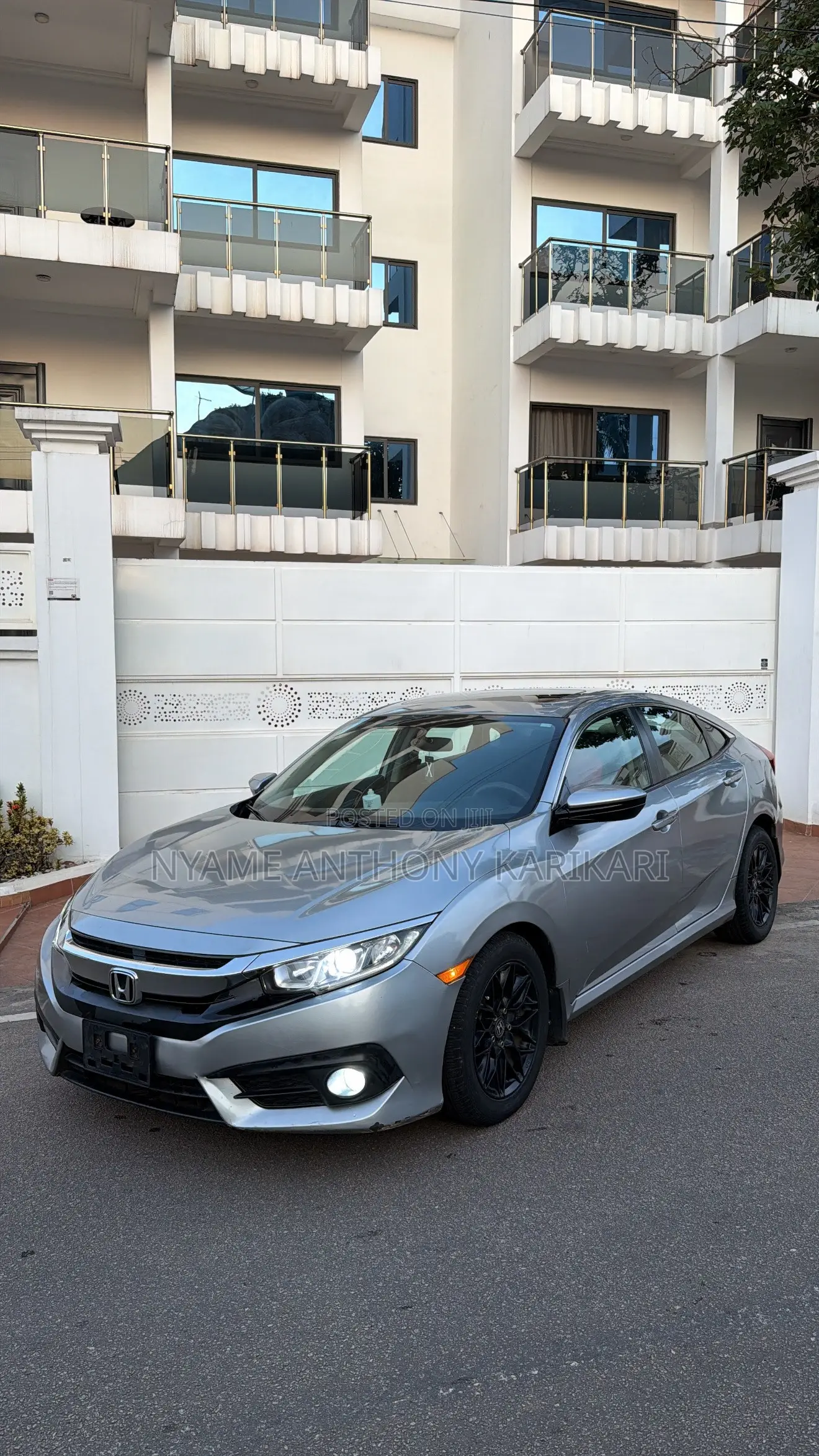 Honda Civic EX-L 4dr Sedan (1.5L 4cyl) 2016 Silver