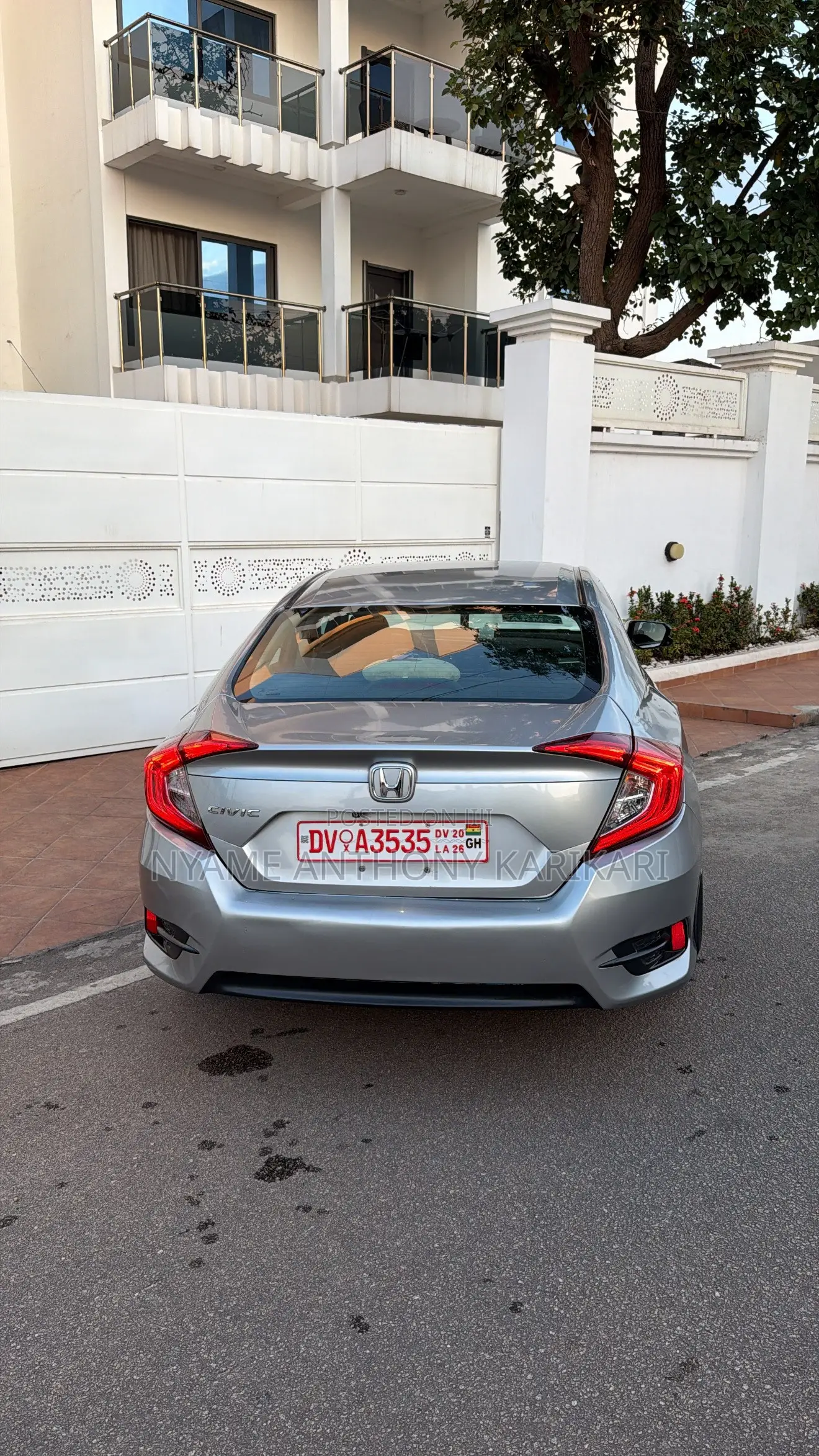 Honda Civic EX-L 4dr Sedan (1.5L 4cyl) 2016 Silver