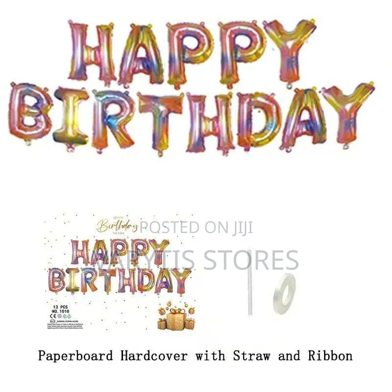 Happy Birthday Foil Balloons