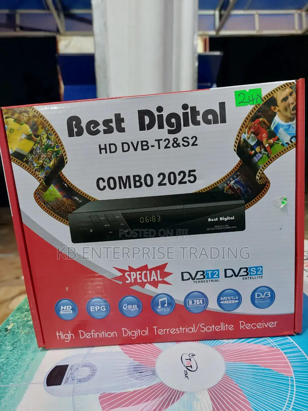 Best Digital HD DVB-T2 S2 Combo Receiver for Satellite TV