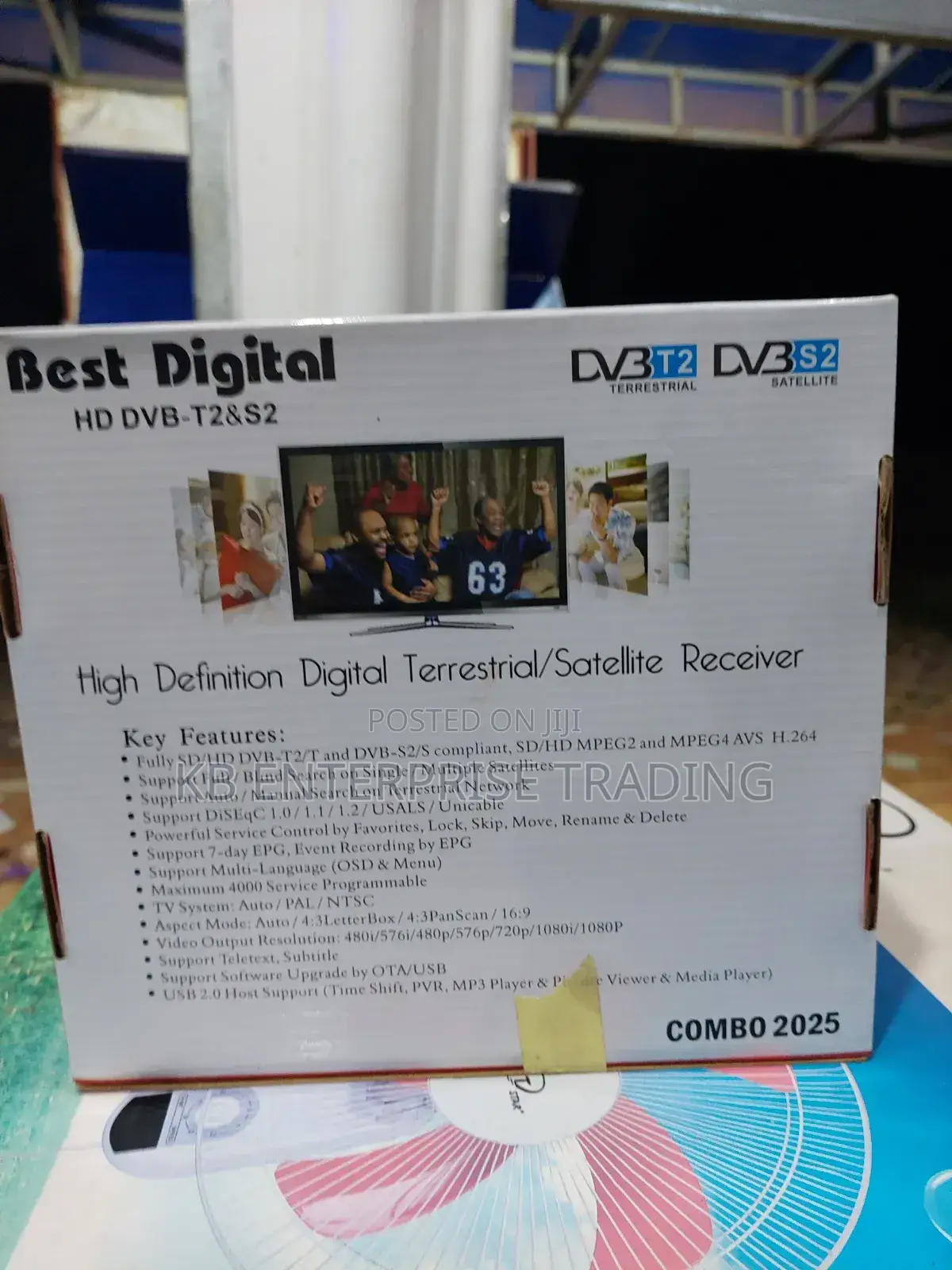 Best Digital HD DVB-T2 S2 Combo Receiver for Satellite TV